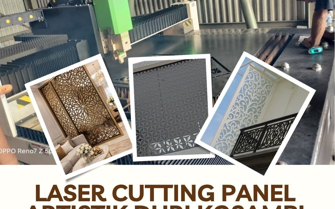 Laser Cutting Panel Artistik Duri Kosambi