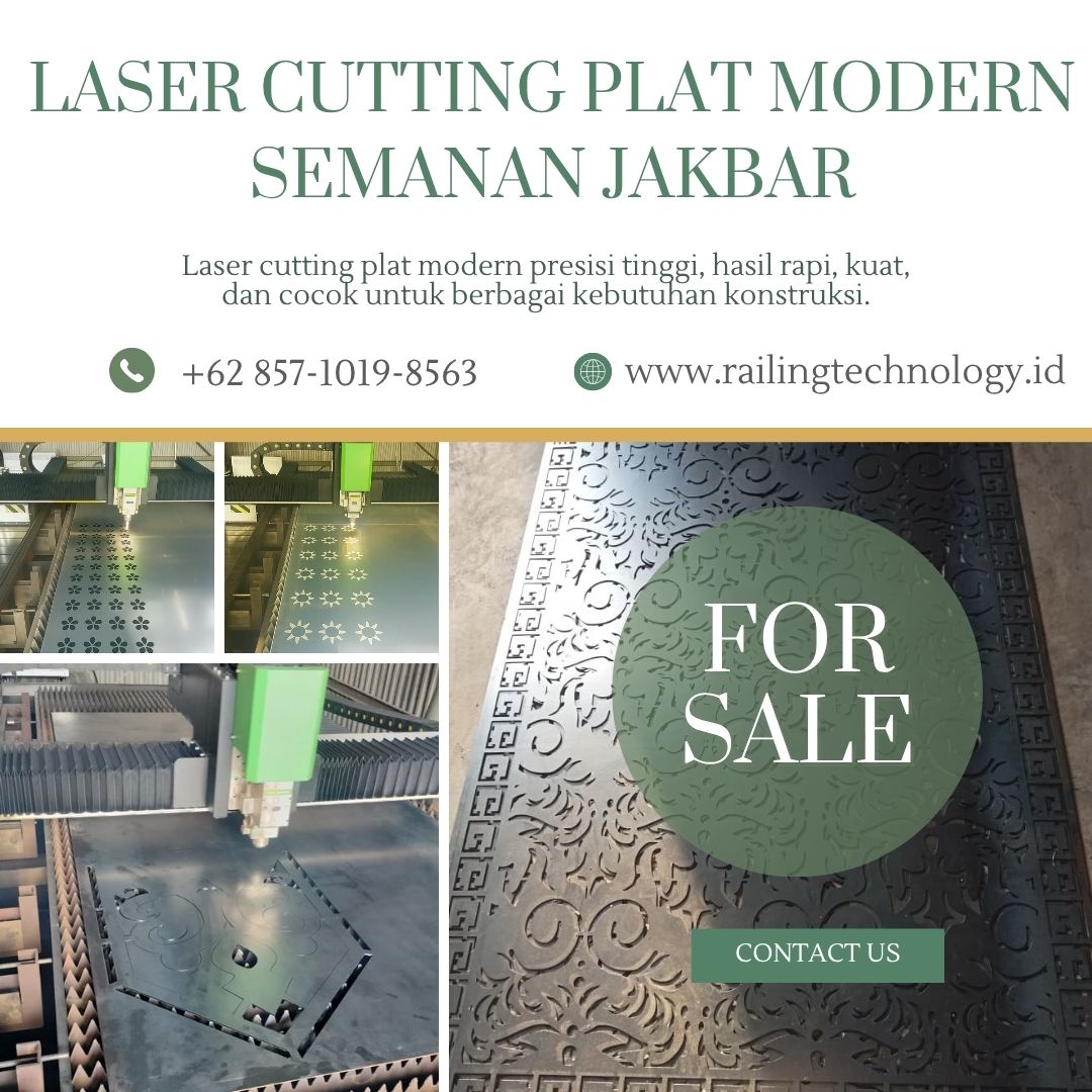 Laser Cutting Plat Modern Semanan JakBar