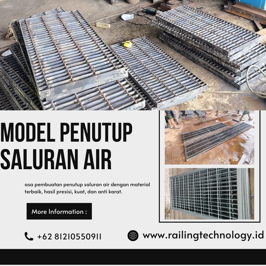 Model Penutup Saluran Air Cengkareng JakBar
