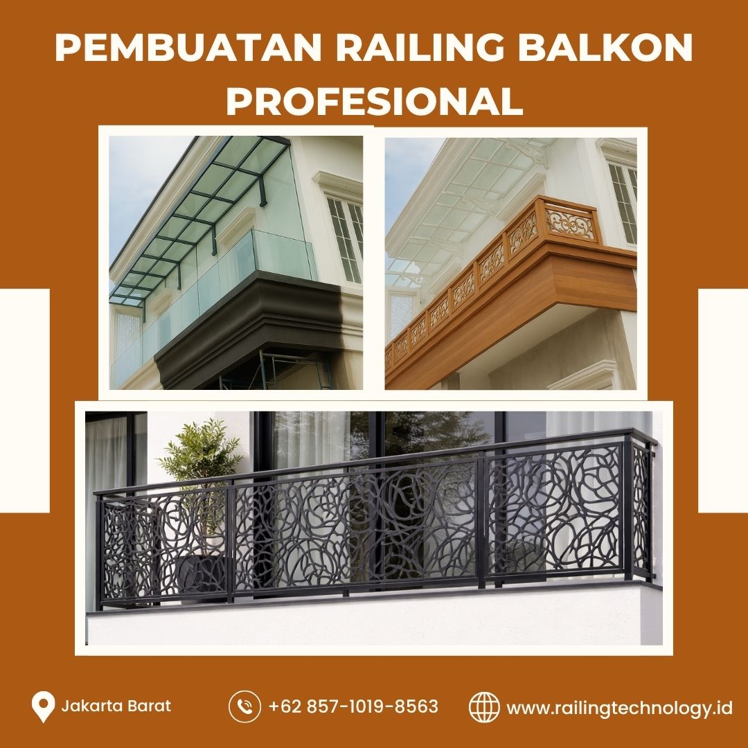 Pembuatan Railing Balkon Profesional Daan Mogot