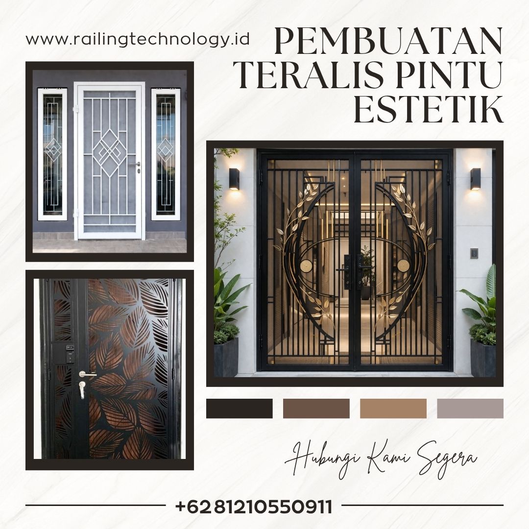 Pembuatan Teralis Pintu Estetik Kembangan JakBar