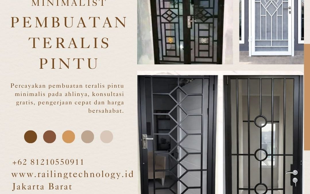 Pembuatan Teralis Pintu Minimalis Kedoya JakBar