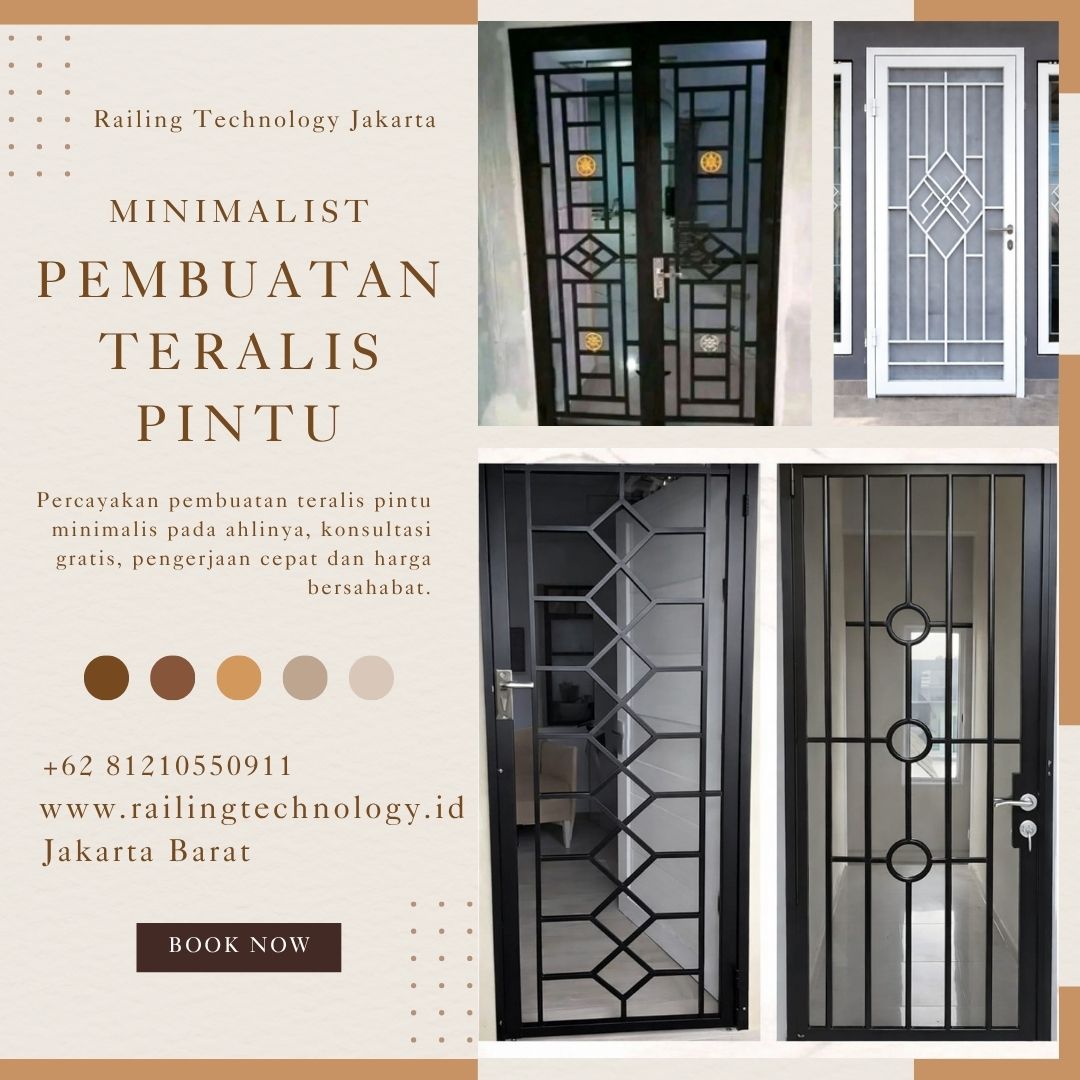 Pembuatan Teralis Pintu Minimalis Kedoya JakBar