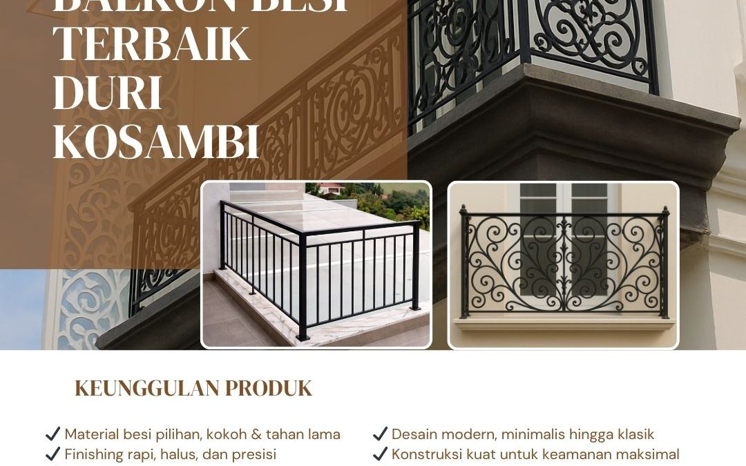 Railing Balkon Besi Terbaik Duri Kosambi
