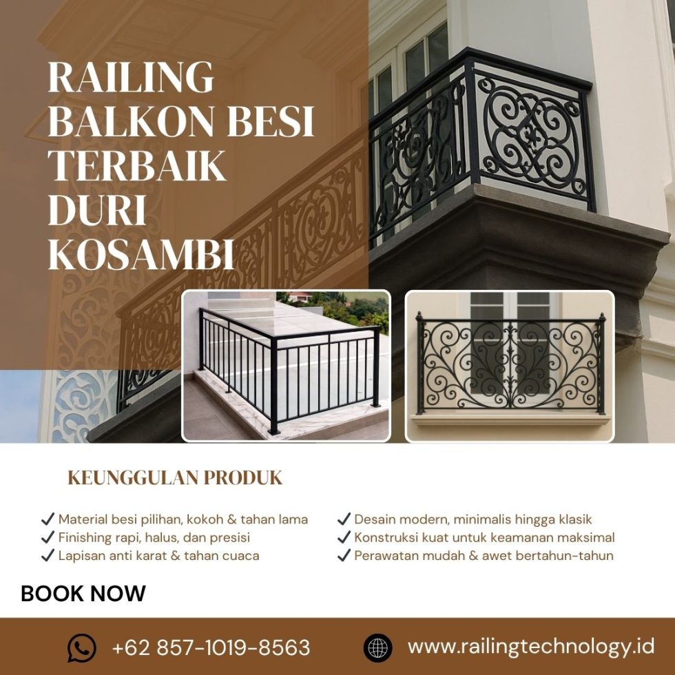 Railing Balkon Besi Terbaik Duri Kosambi - Railing Technology