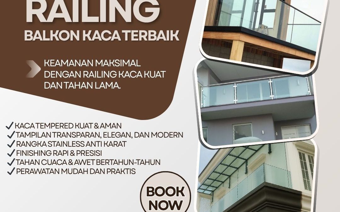 Railing Balkon Kaca Terbaik Cengkareng JakBar