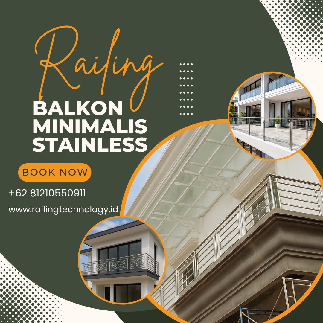 Railing Balkon Minimalis Stainless Tambora JakBar