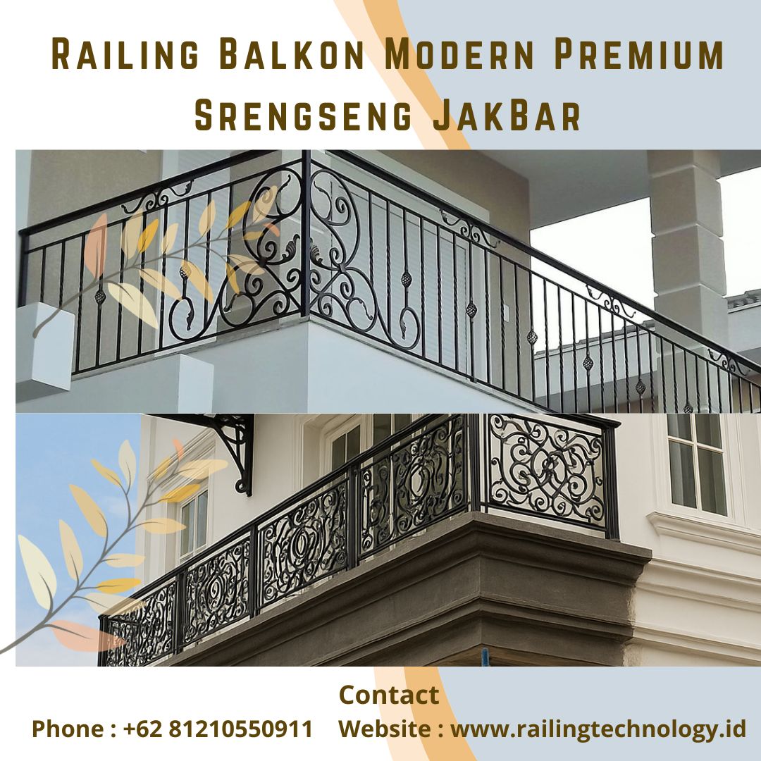 Railing Balkon Modern Premium Srengseng JakBar