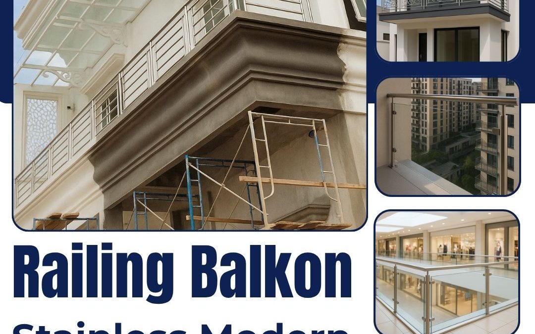 Railing Balkon Stainless Modern Kapuk JakBar