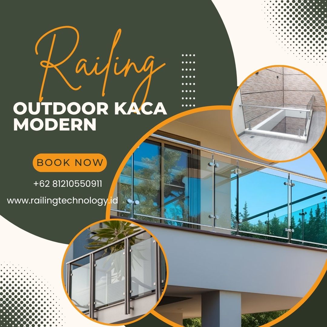 Railing Outdoor Kaca Modern PalMerah JakBar
