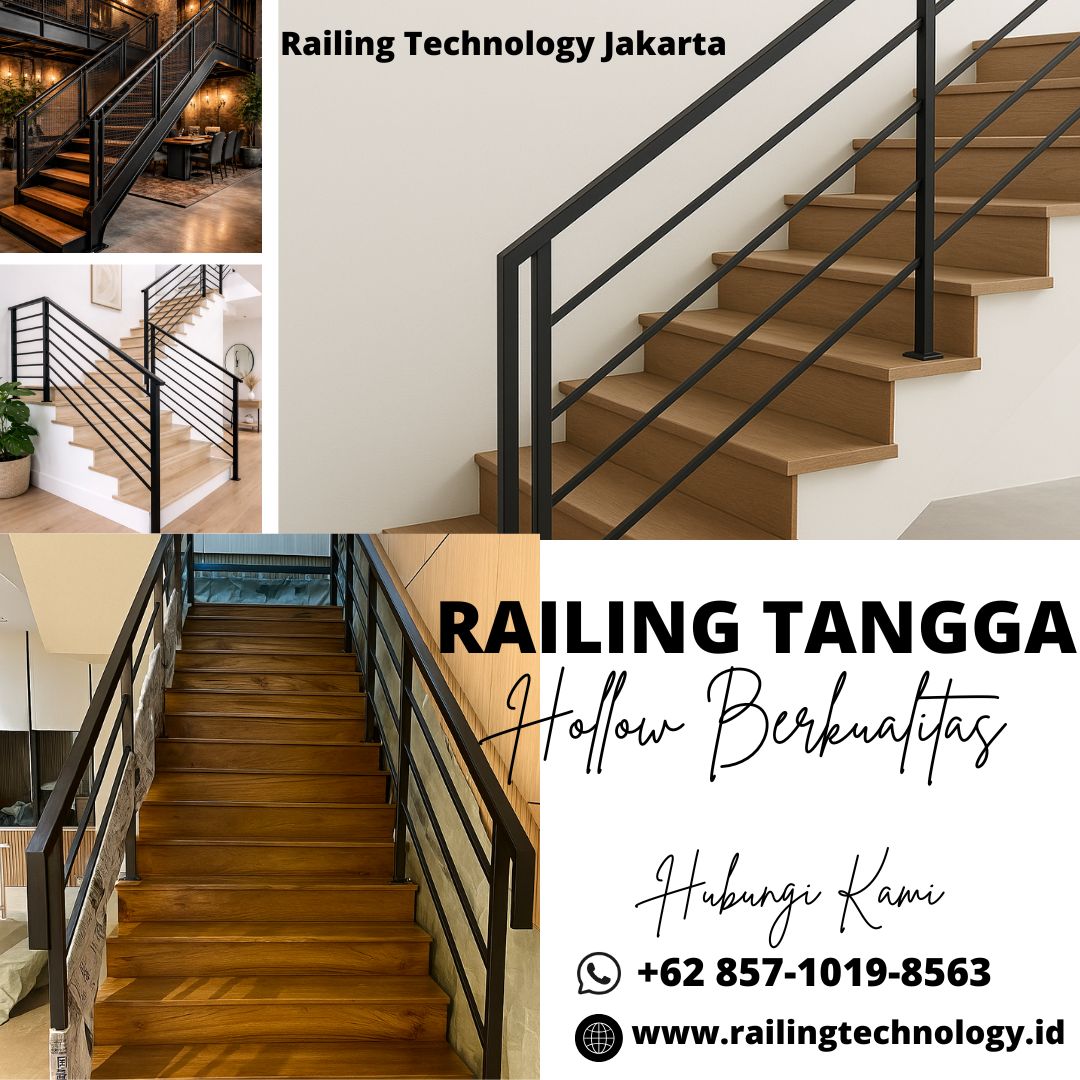 Railing Tangga Hollow Berkualitas Kebon Jeruk