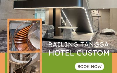 Railing Tangga Hotel Custom Kedoya JakBar