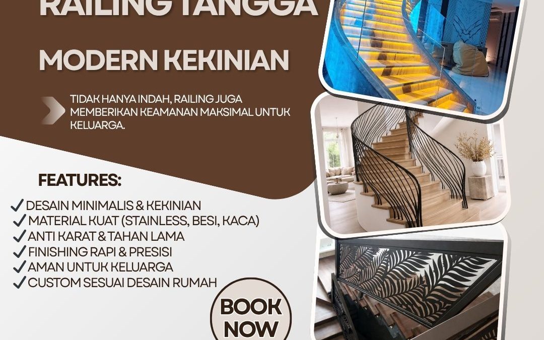 Railing Tangga Modern Kekinian Tambora JakBar