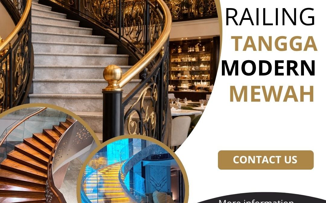 Railing Tangga Modern Mewah Cengkareng JakBar