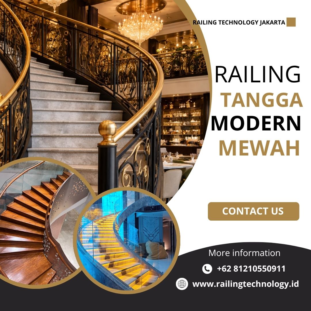Railing Tangga Modern Mewah Cengkareng JakBar