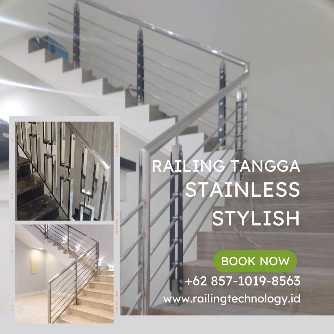 Railing Tangga Stainless Stylish Joglo JakBar
