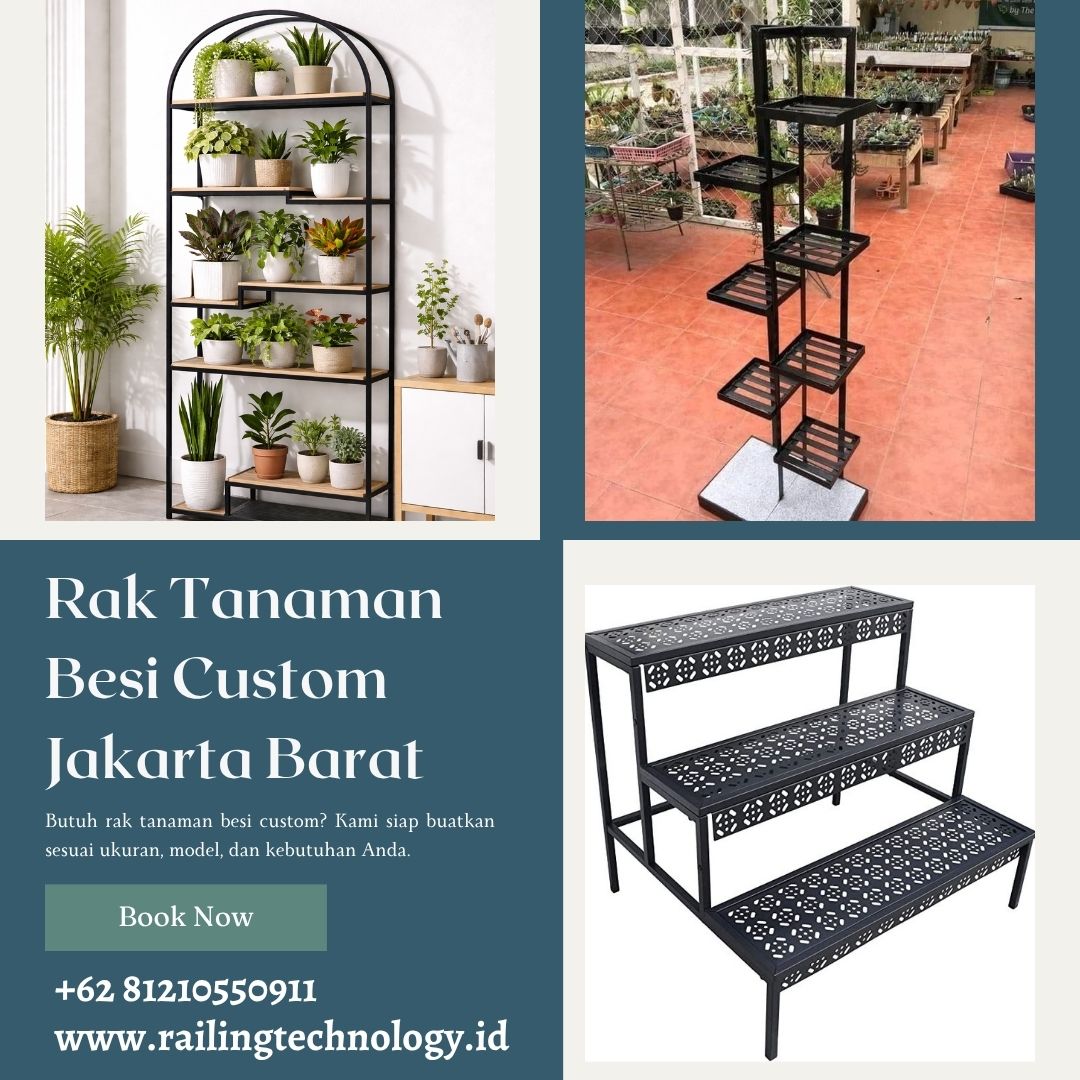 Rak Tanaman Besi Custom Jakarta Barat