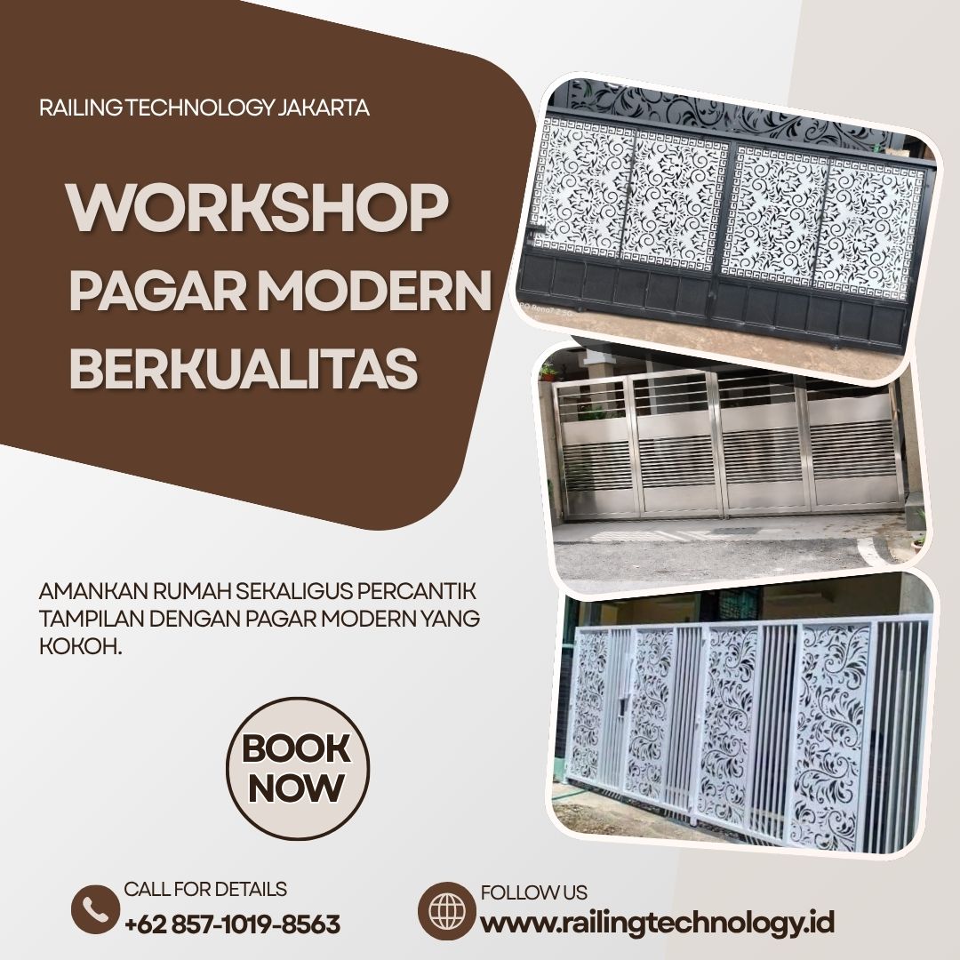 Workshop Pagar Modern Berkualitas Tomang JakBar