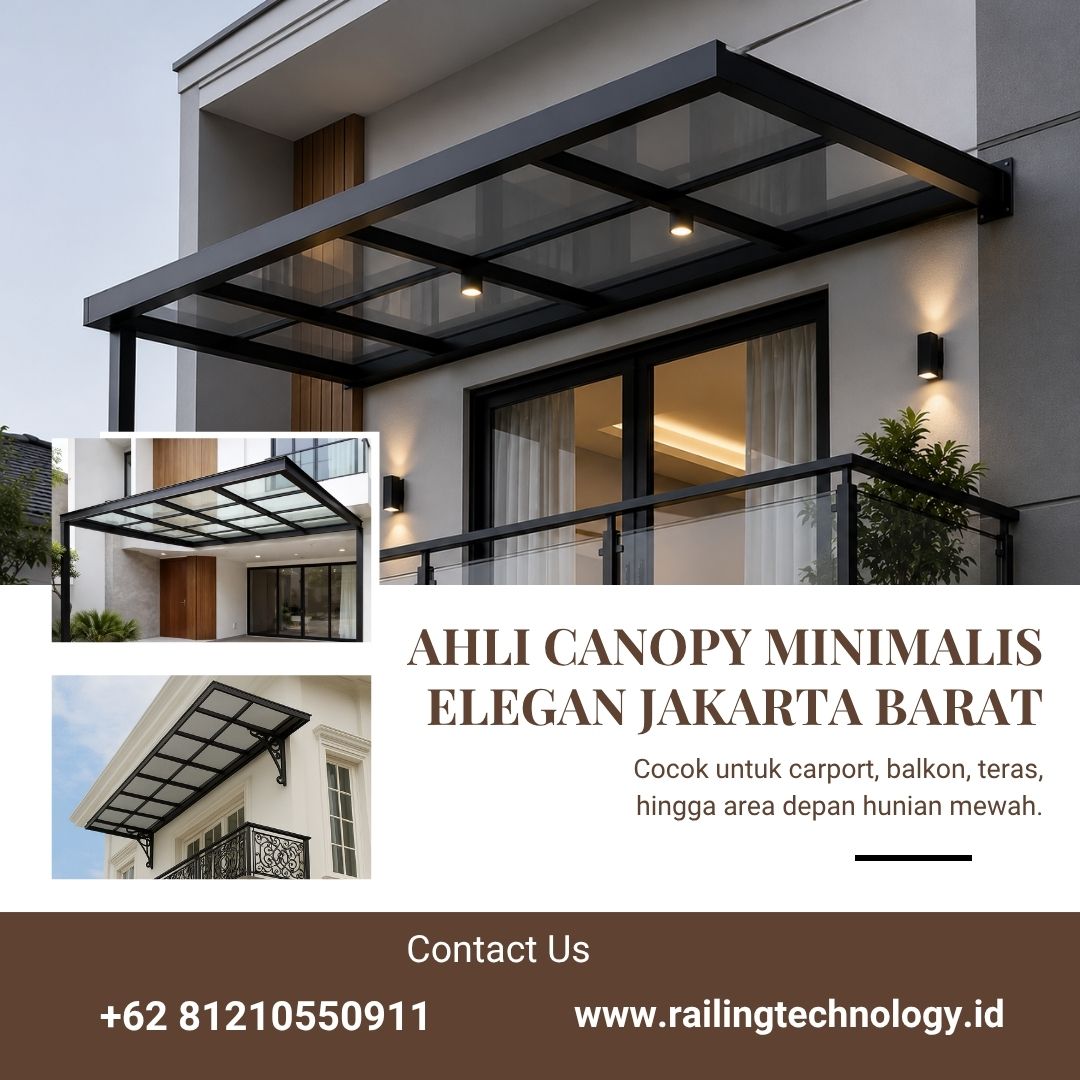 Ahli Canopy Minimalis Elegan Jakarta Barat