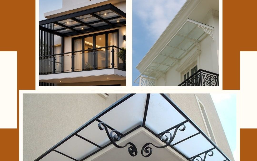 Desain Canopy Kaca Modern Slipi JakBar