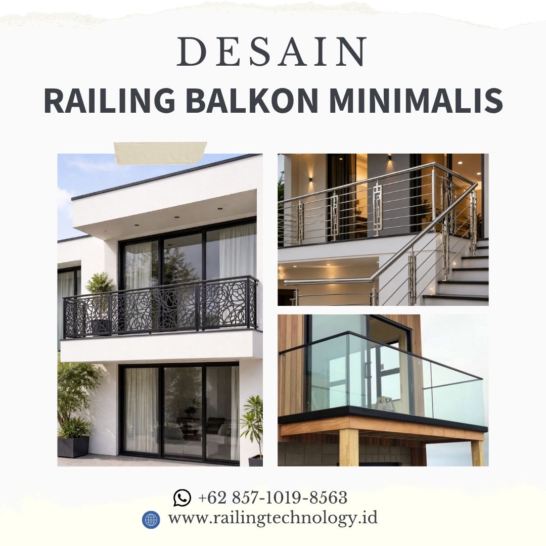 Desain Railing Balkon Minimalis Kapuk JakBar