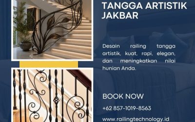 Desain Railing Tangga Artistik Jakarta Barat