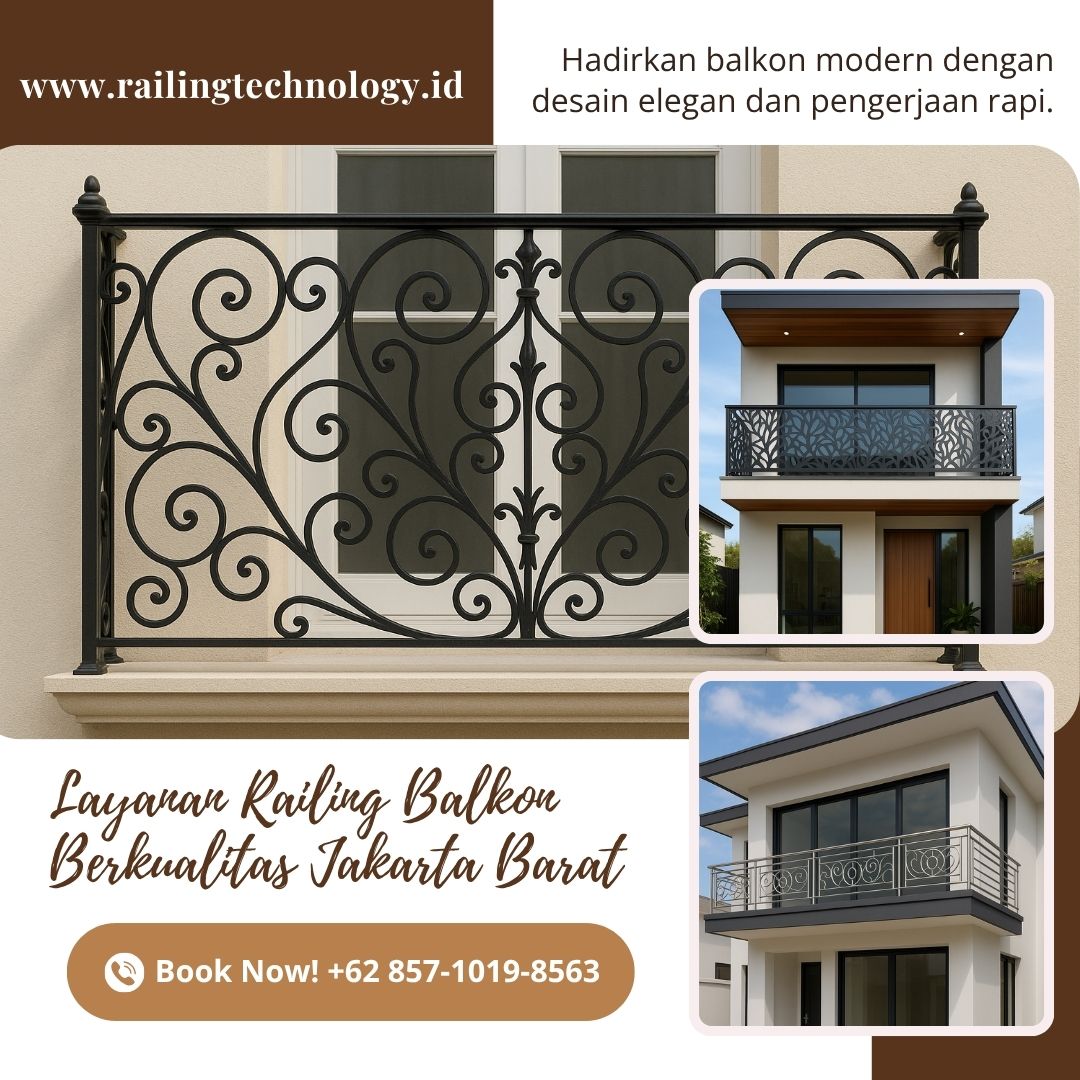Layanan Railing Balkon Berkualitas Jakarta Barat