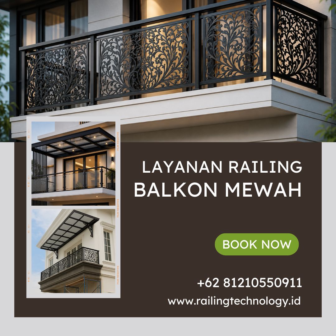 Layanan Railing Balkon Mewah Jakarta Barat