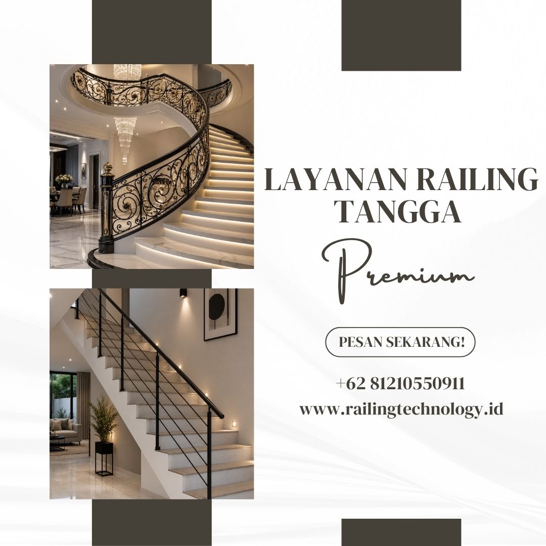 Layanan Railing Tangga Premium Kalideres JakBar
