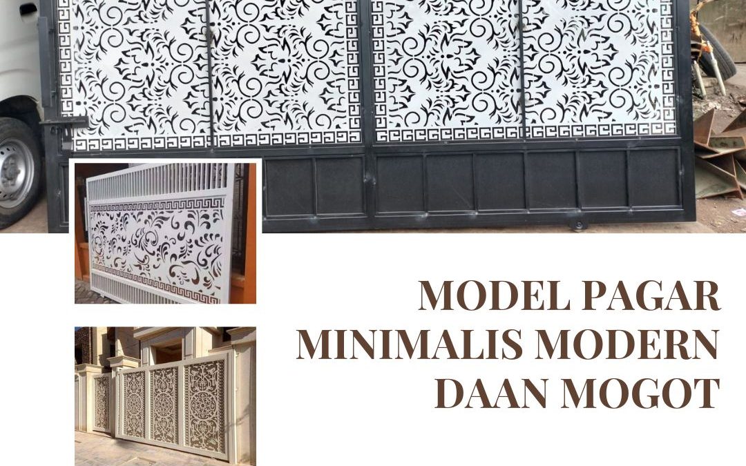 Model Pagar Minimalis Modern Daan Mogot