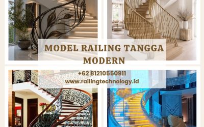 Model Railing Tangga Modern Jakarta Barat