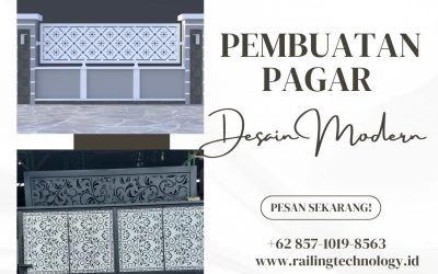 Pembuatan Pagar Desain Modern Daan Mogot
