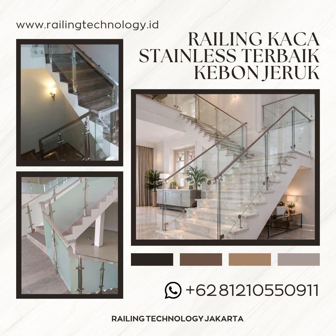 Railing Kaca Stainless Terbaik Kebon Jeruk