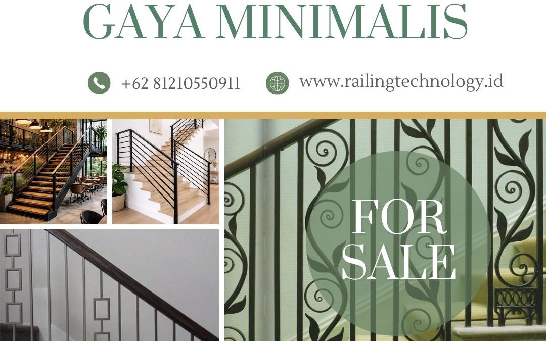 Railing Tangga Gaya minimalis Tomang JakBar