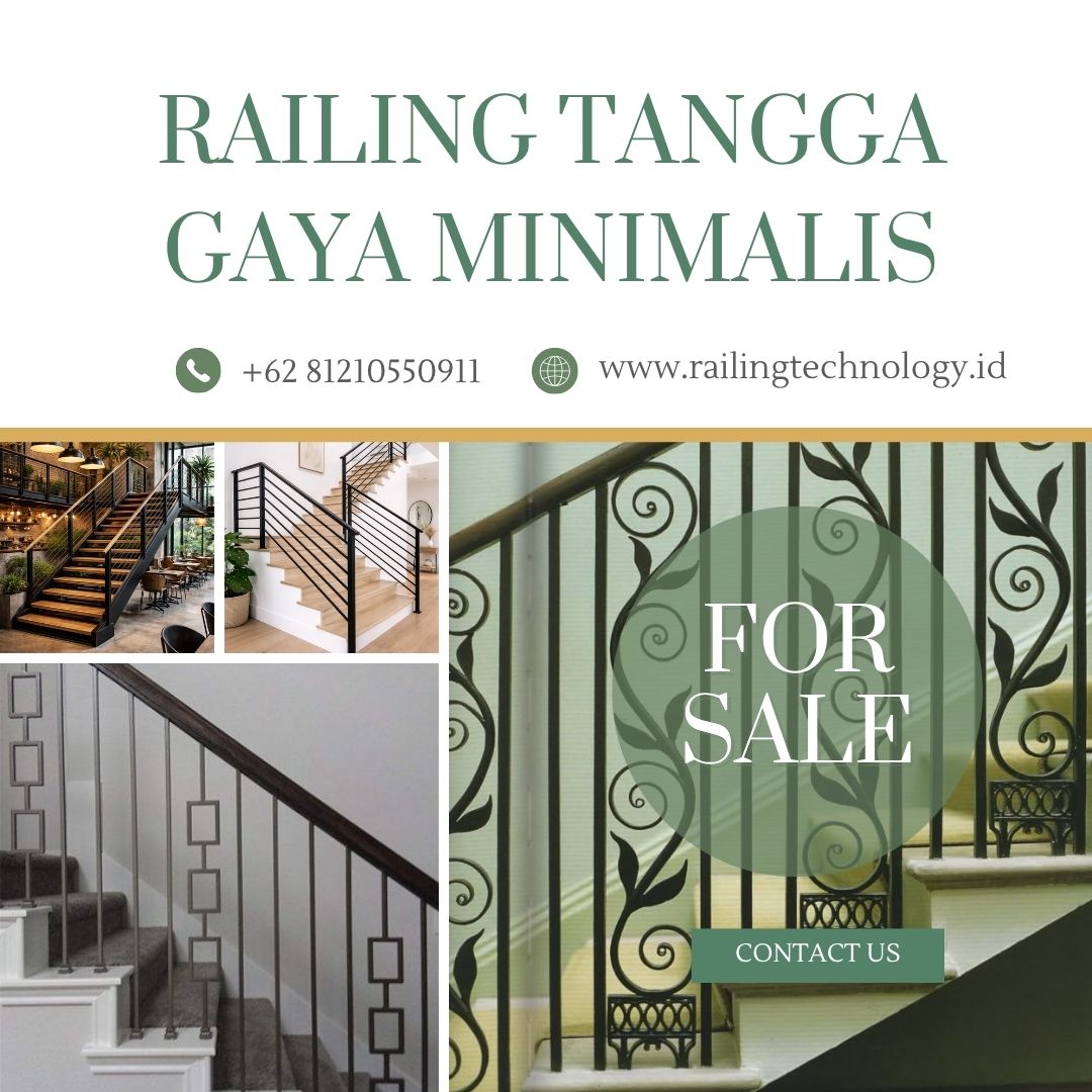 Railing Tangga Gaya minimalis Tomang JakBar