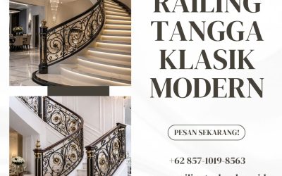 Railing Tangga Klasik Modern Rawa Buaya