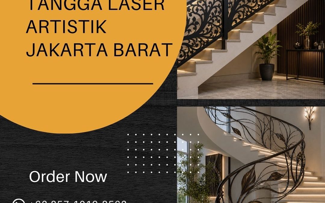 Railing Tangga Laser Artistik Jakarta Barat