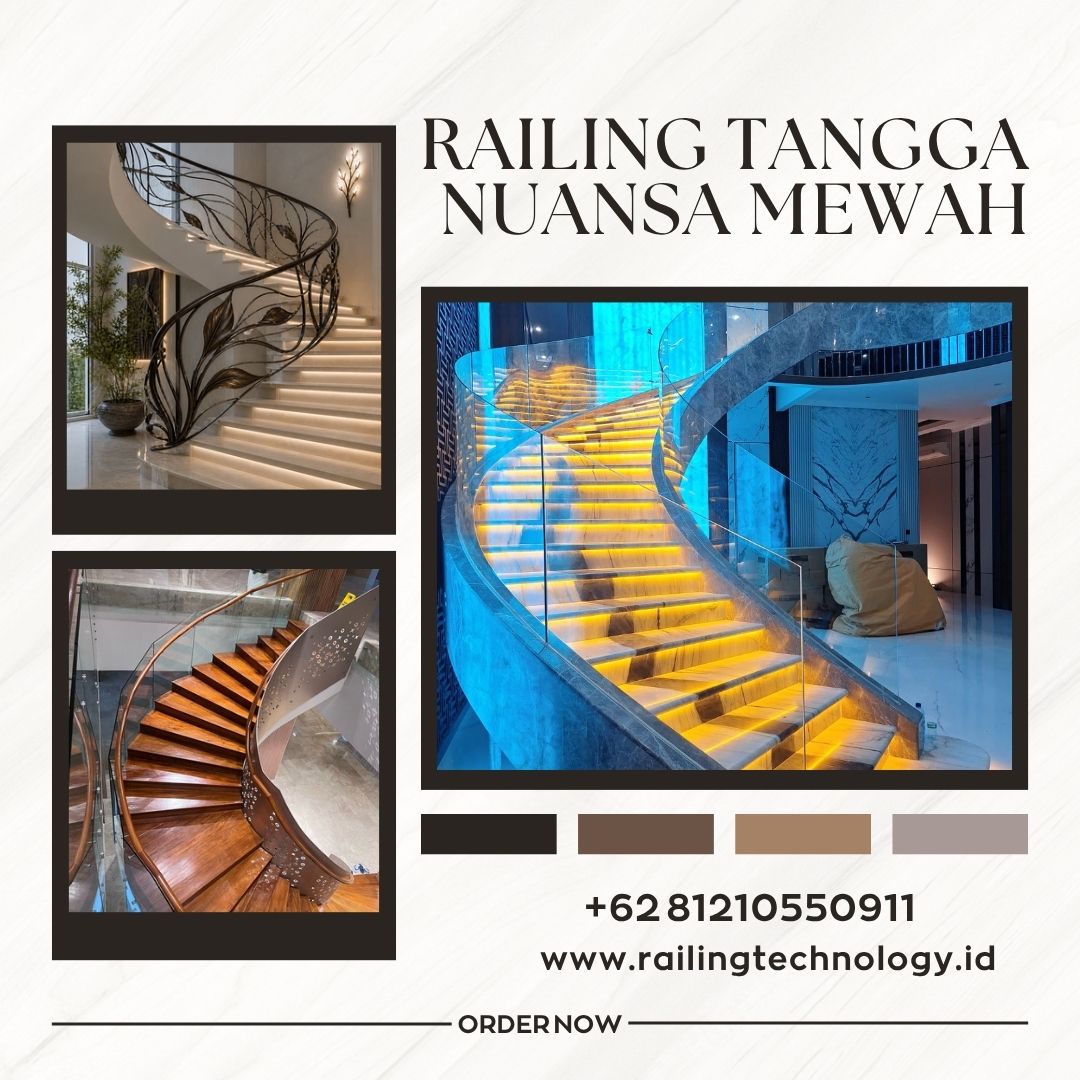 Railing Tangga Nuansa Mewah Cengkareng JakBar