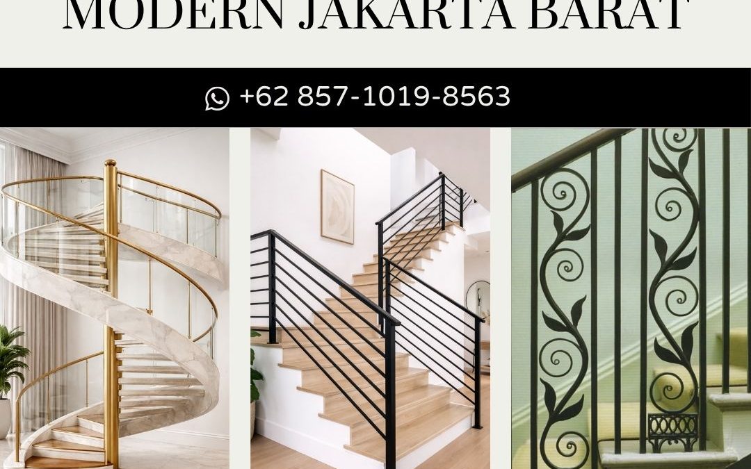 Railing Tangga Simple Modern Grogol JakBar