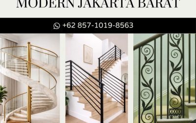 Railing Tangga Simpel Modern Grogol JakBar
