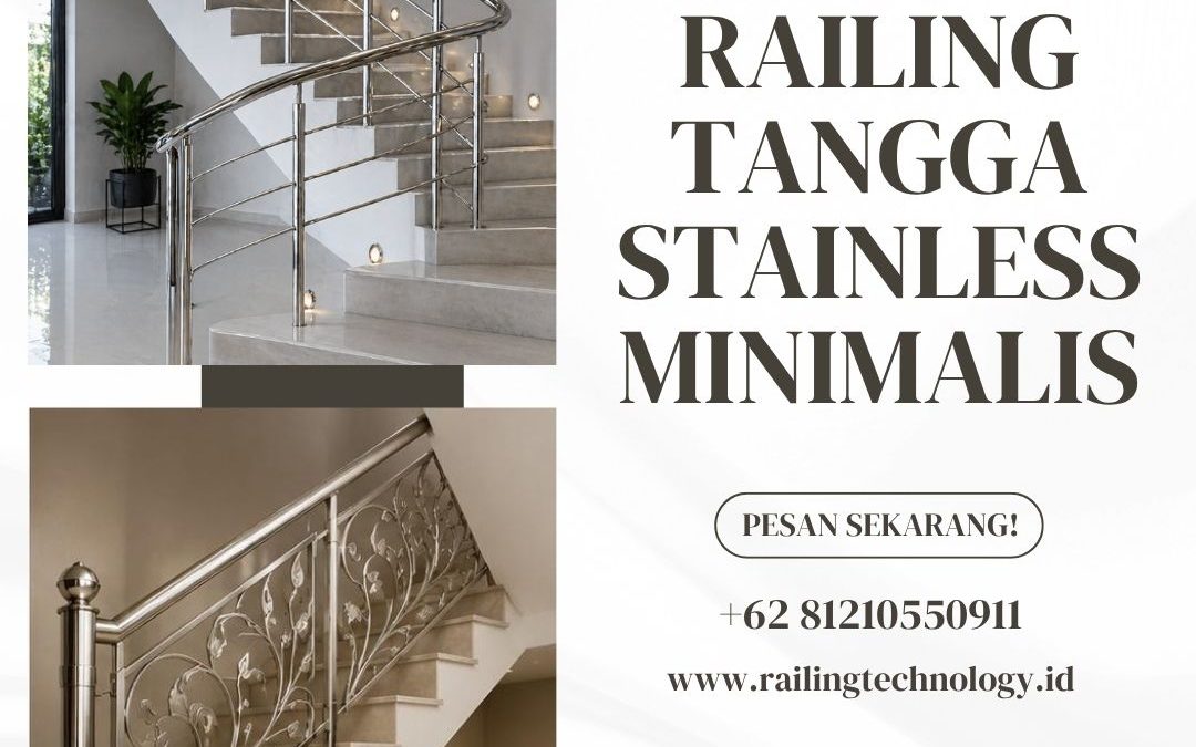 Railing Tangga Stainless Minimalis Kalideres JakBar
