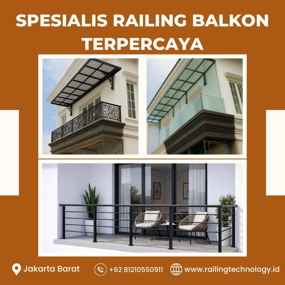 Spesialis Railing Balkon Terpercaya Pesing JakBar