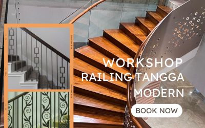 Workshop Railing Tangga Modern Joglo JakBar