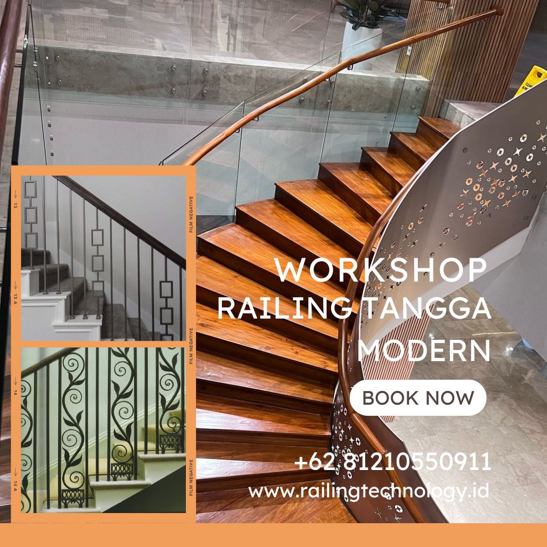 Workshop Railing Tangga Modern Joglo JakBar