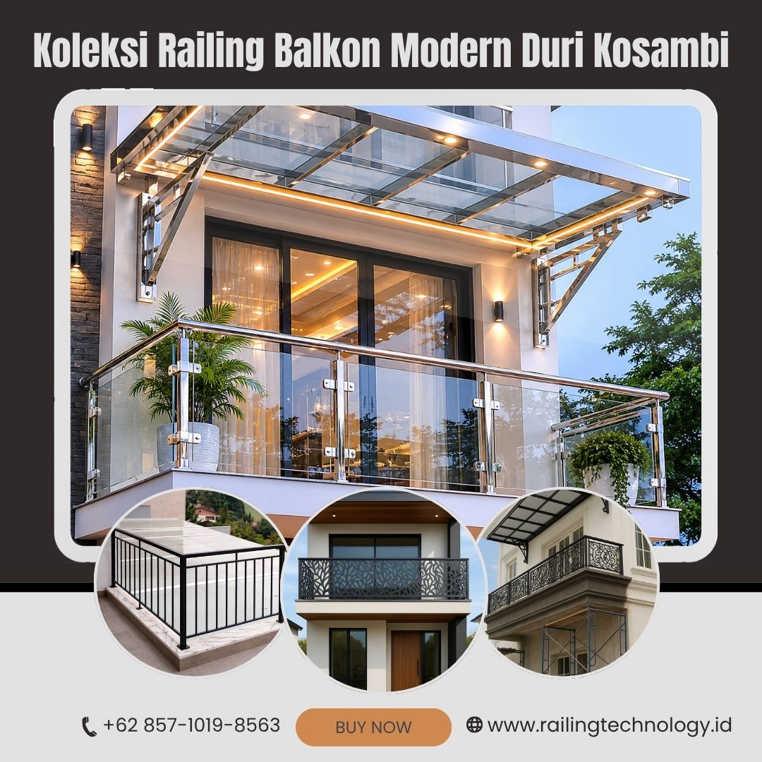 Koleksi Railing Balkon Modern Duri Kosambi