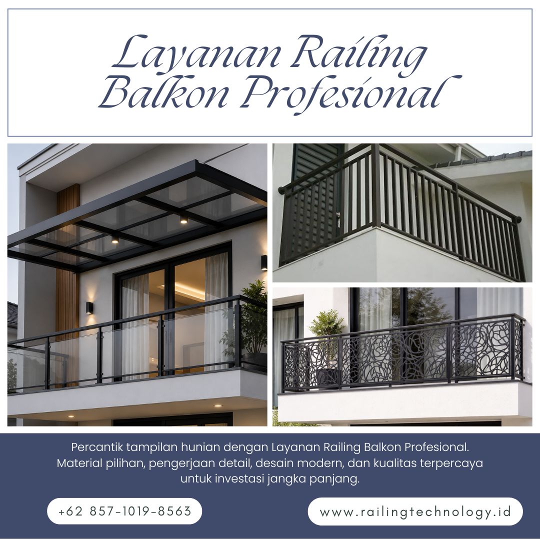 Layanan Railing Balkon Profesional Joglo JakBar
