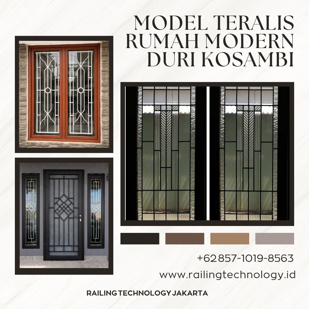 Model Teralis Rumah Modern Duri Kosambi
