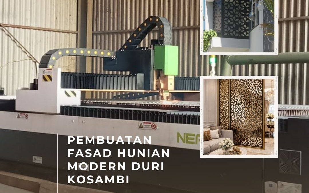 Pembuatan Fasad Hunian Modern Duri Kosambi