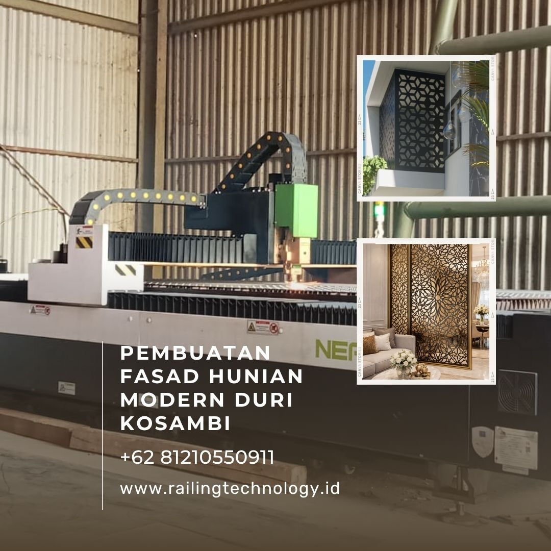 Pembuatan Fasad Hunian Modern Duri Kosambi