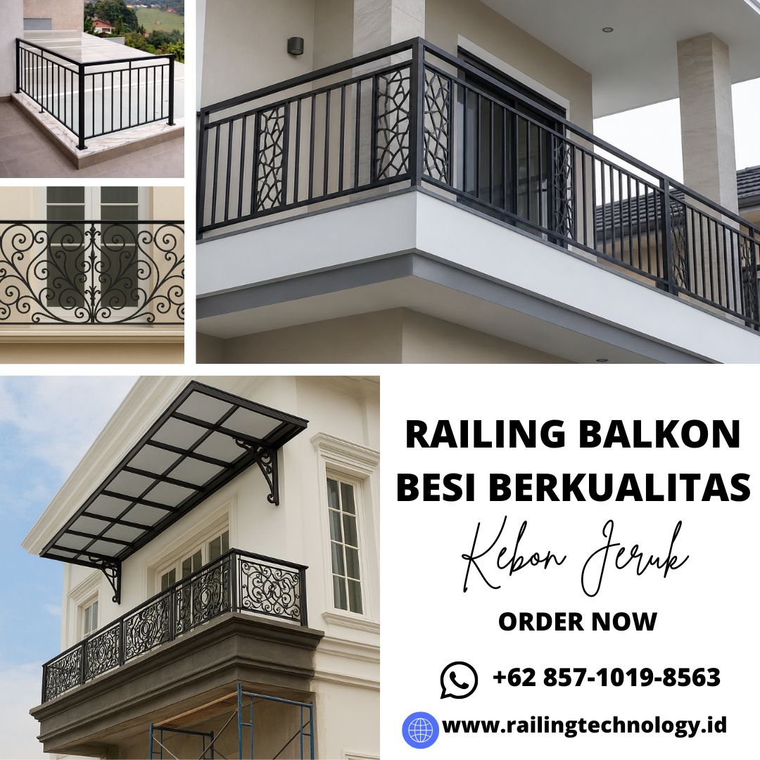 Railing Balkon Besi Berkualitas Kebon Jeruk